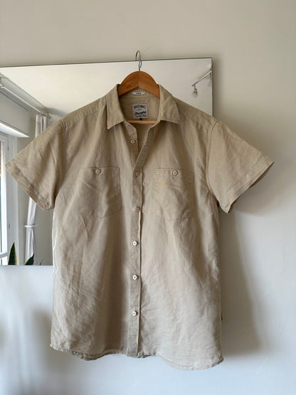 Wrangler linem and cotton shirt