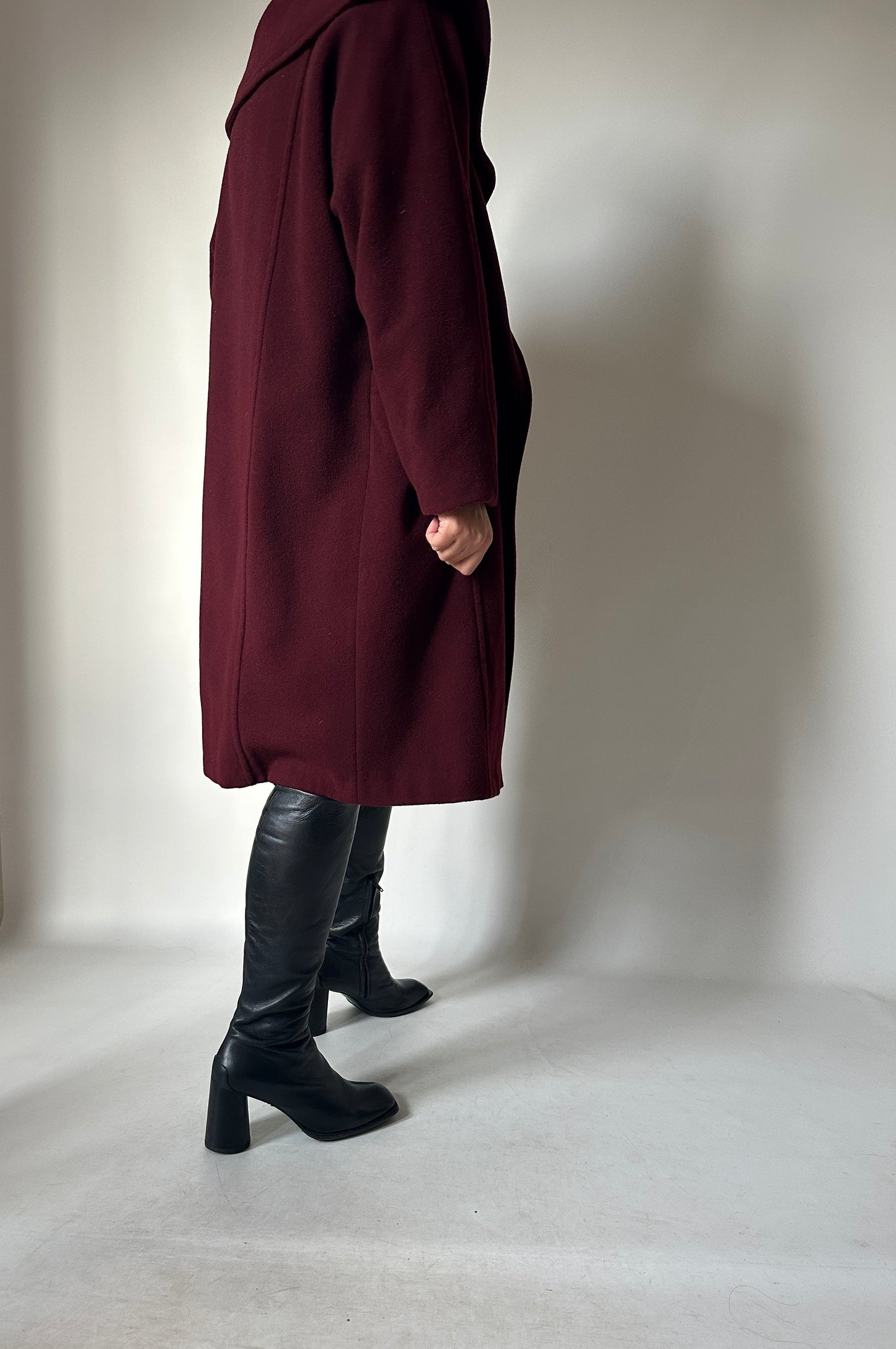 Borgogna wool and cachemire coat