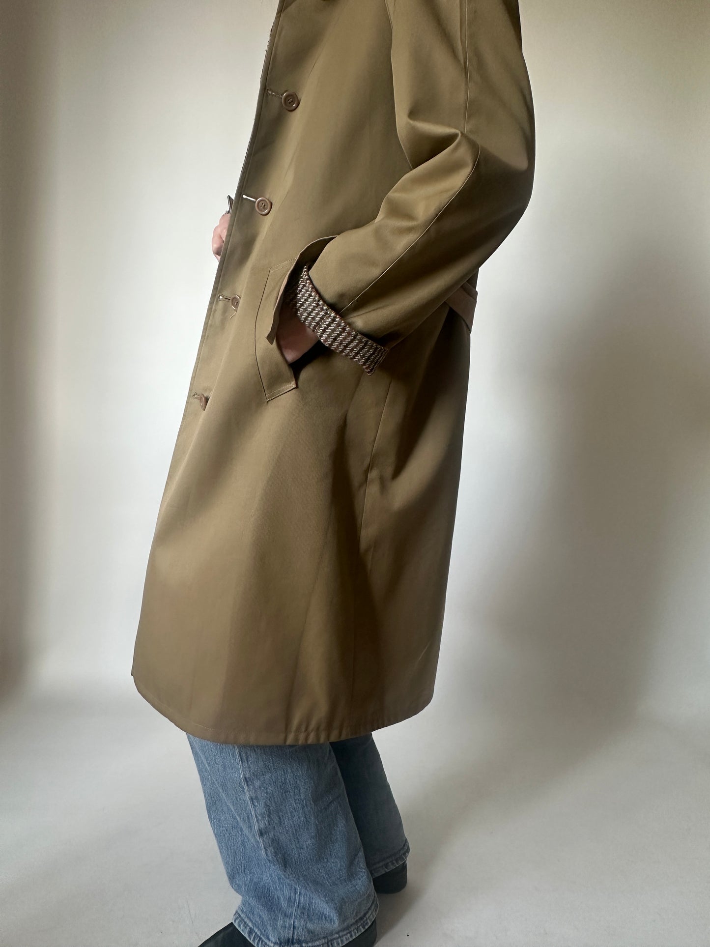 Trench verdone double-face