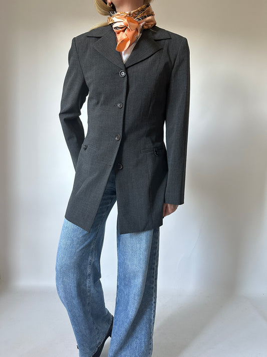 Light wool grey blazer