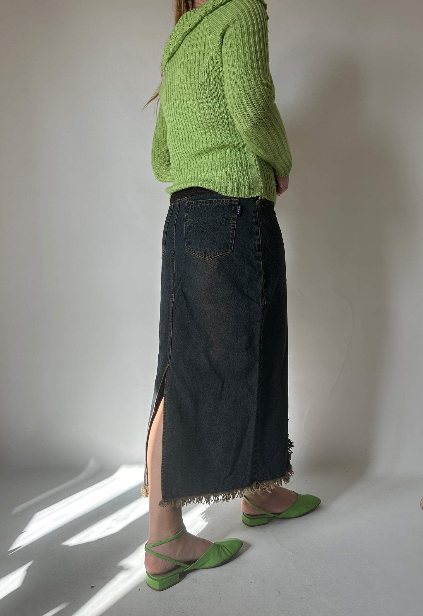 Vintage Y2k denim skirt
