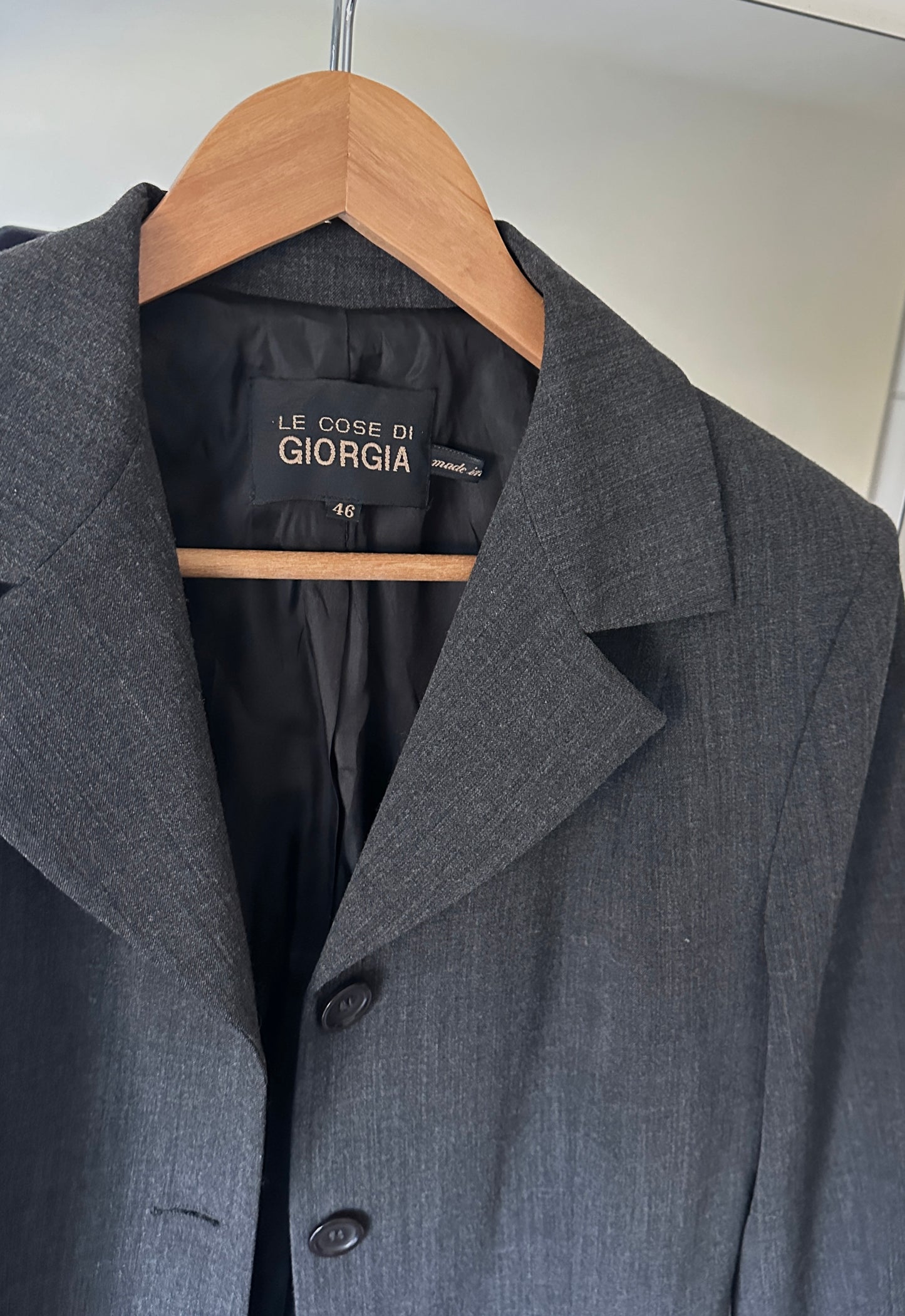 Light wool grey blazer