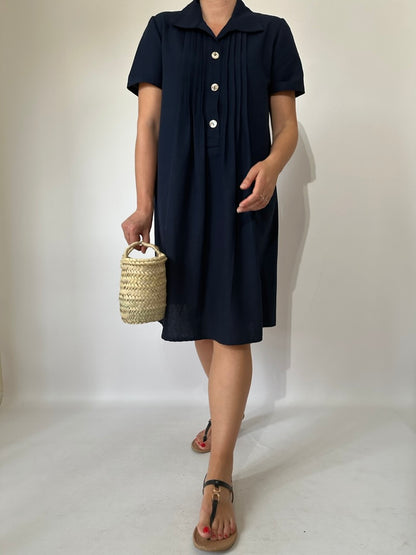 Essential linem and cotton dress