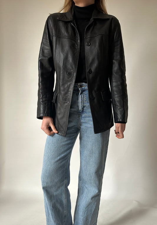 Everyday soft leather jacket