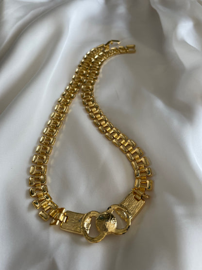 Collier anni 80 con brillanti