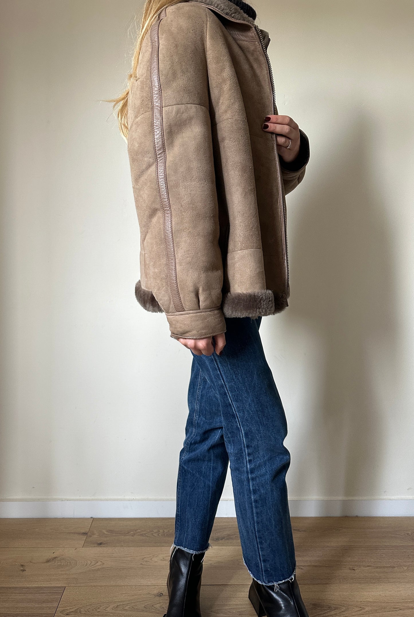 Espanol taupè Shearling