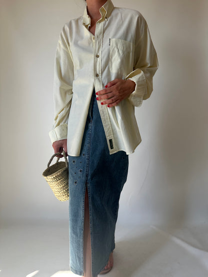 Ben Sherman butter yellow shirt