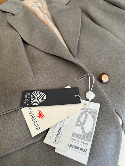 Virgin wool grey blazer - new deadstock