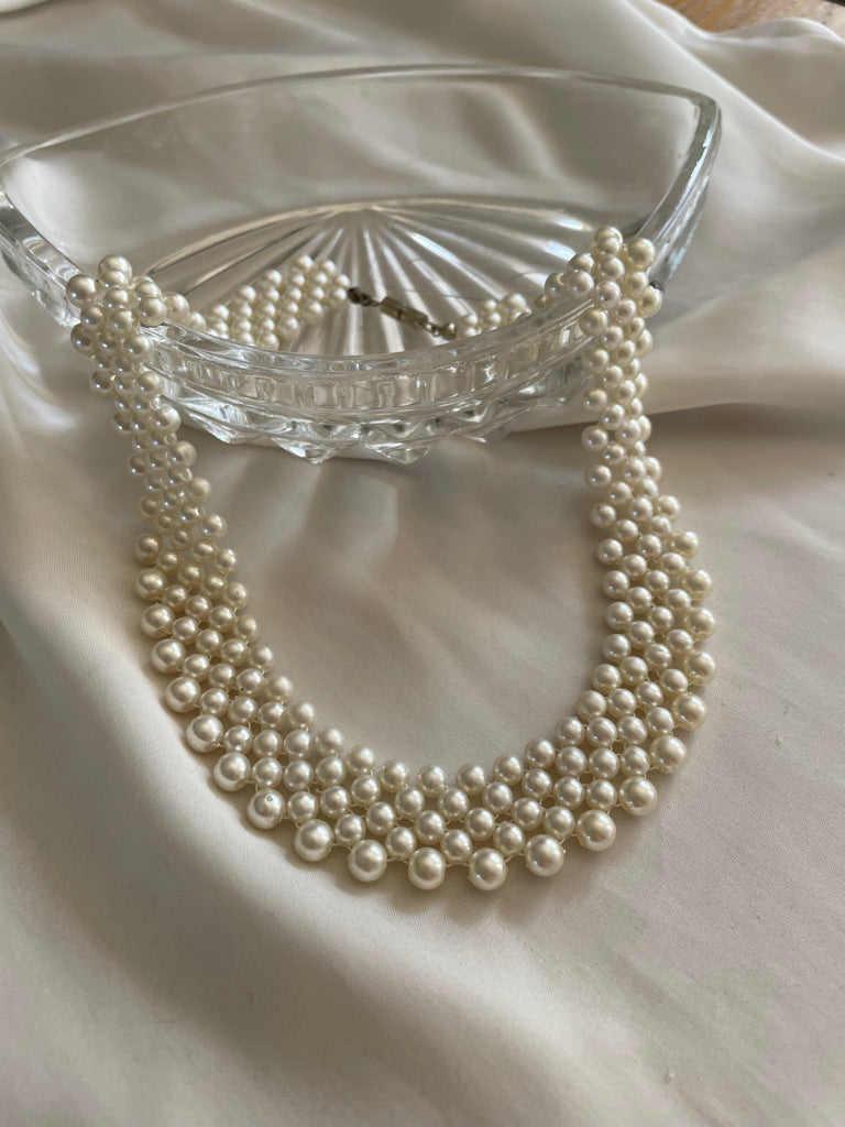 Choker perle vintage