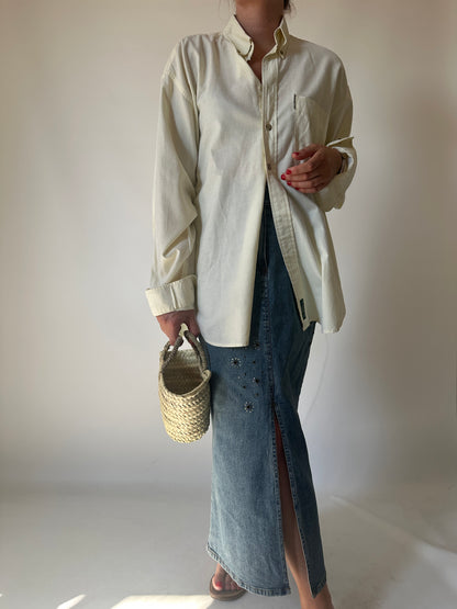 Ben Sherman butter yellow shirt