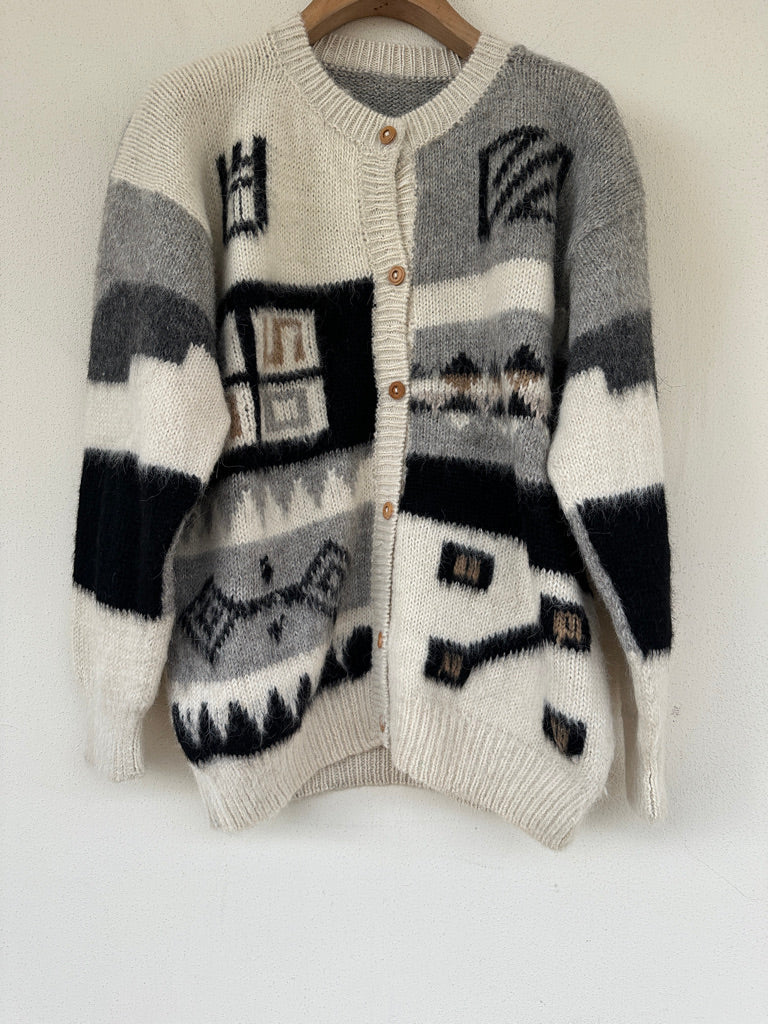 Funny handmade cardigan