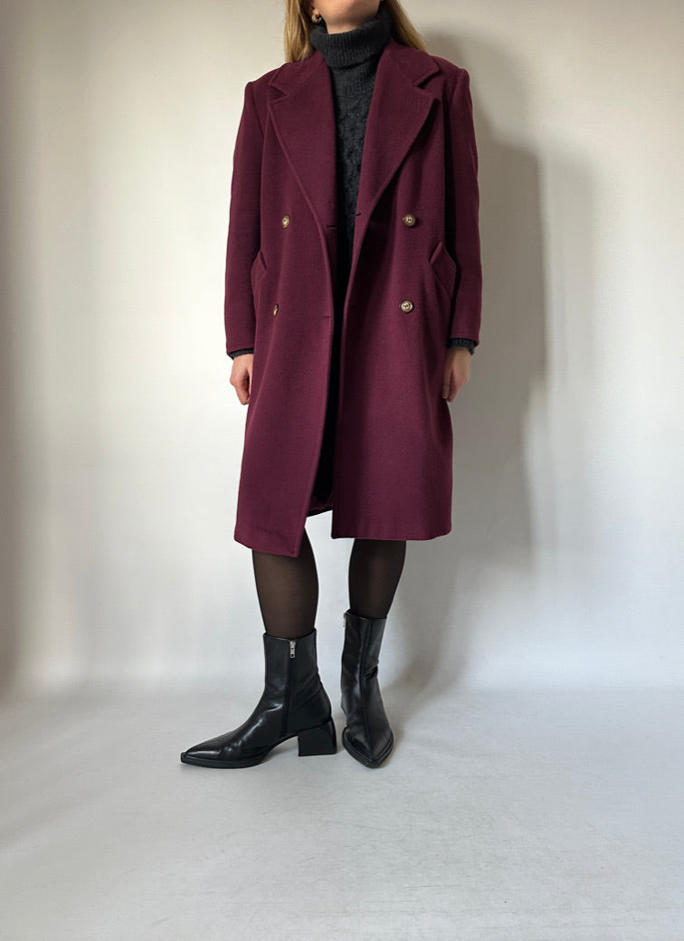 Marella cachemire and wool coat