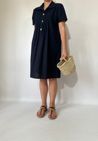 Essential linem and cotton dress