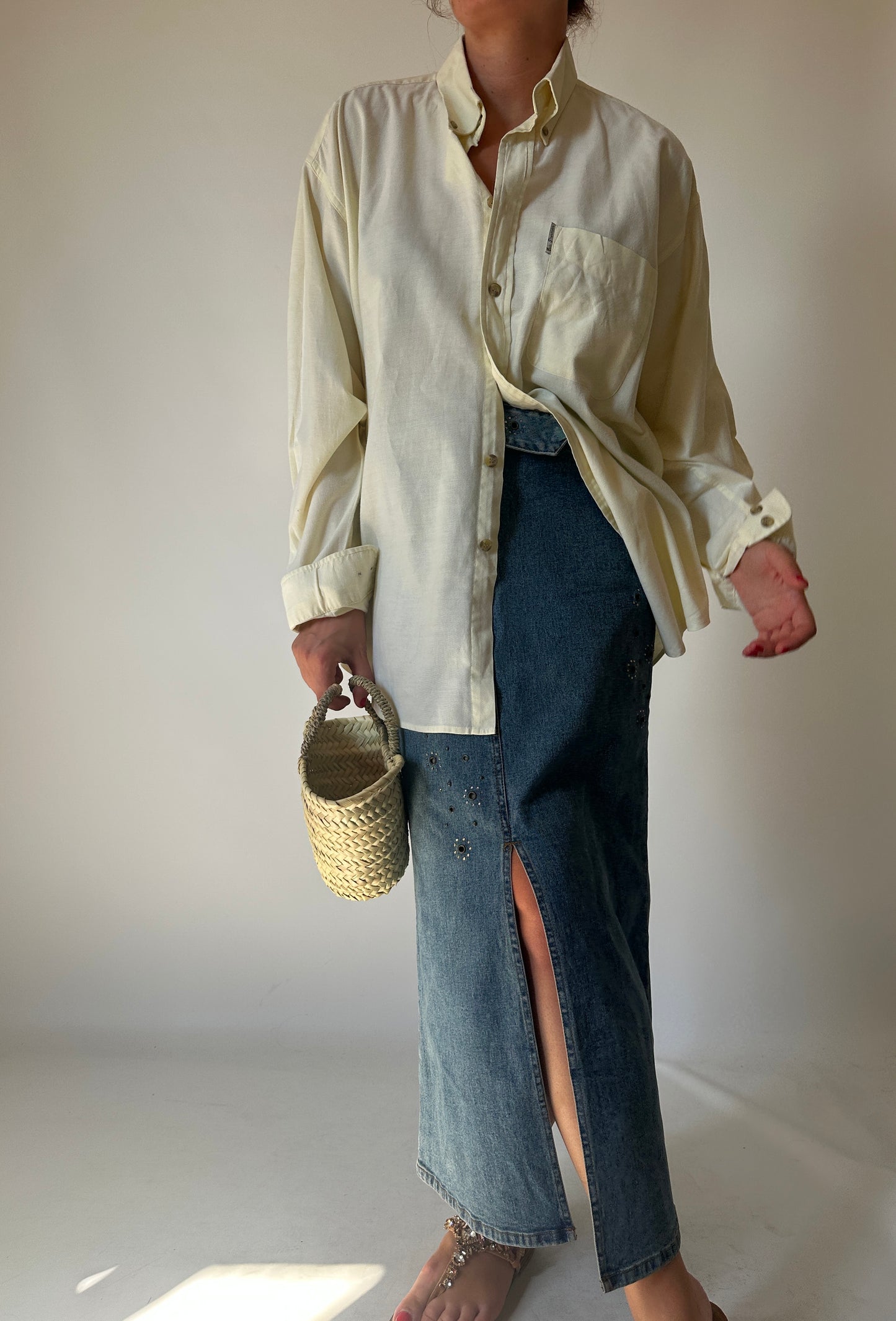 Ben Sherman butter yellow shirt