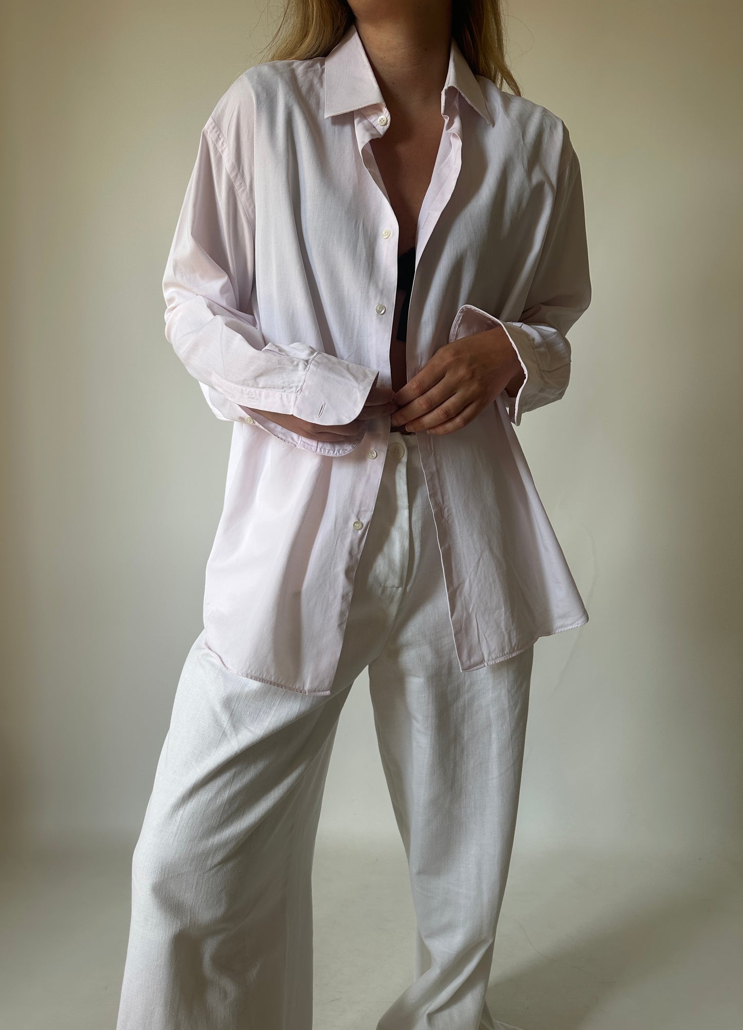 YVES SAINT LAURENT pink shirt