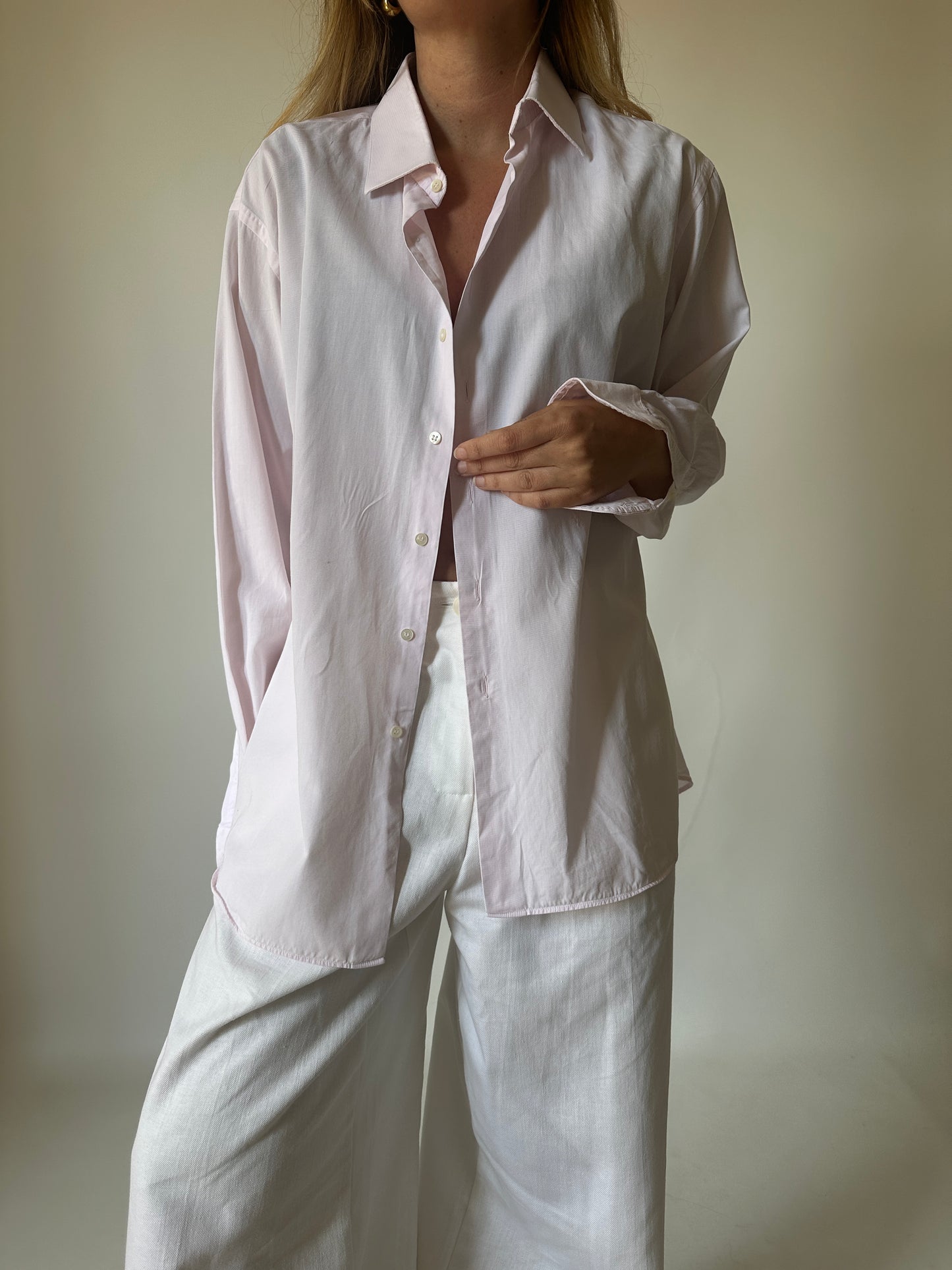 YVES SAINT LAURENT pink shirt