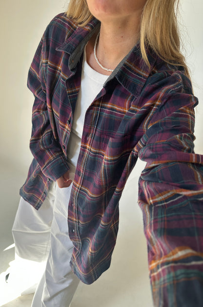 Plaid cotton shirt