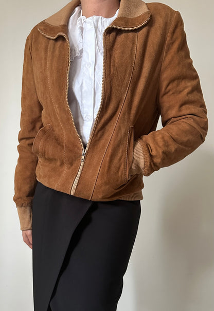 Perfect real suede jacket