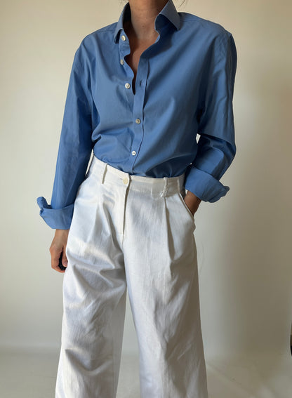 Passpartour blue cotton shirt