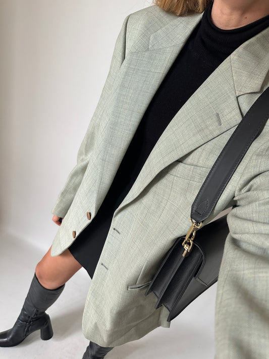 Acquamarina wool oversize blazer