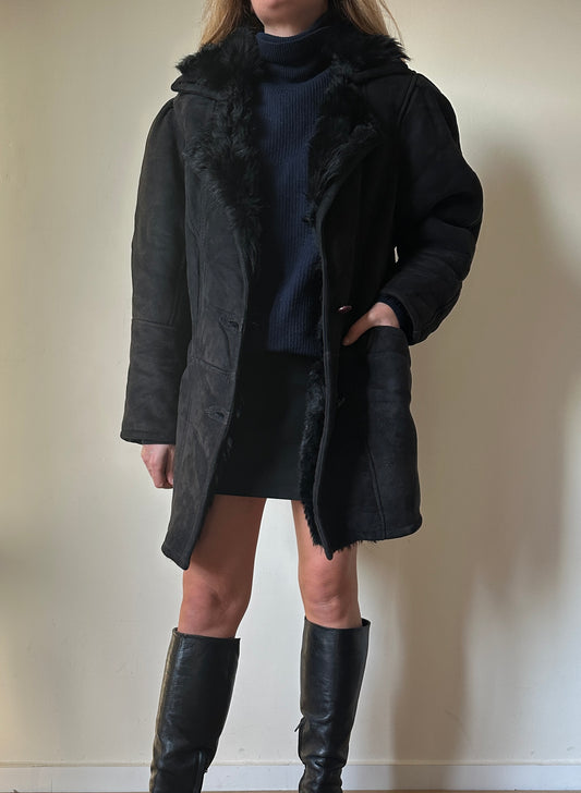 Small black Shearling