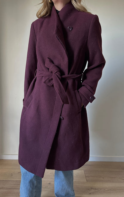 Mariella Burani borgogna coat