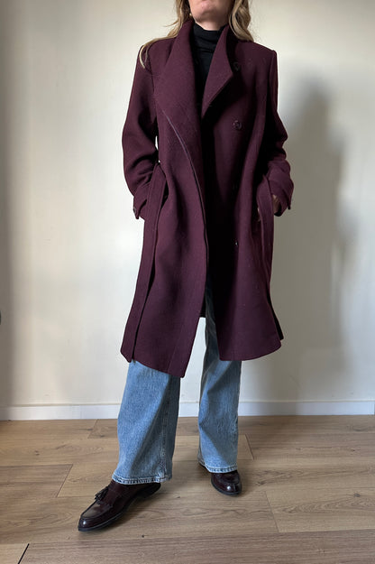 Mariella Burani borgogna coat