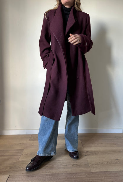 Mariella Burani borgogna coat