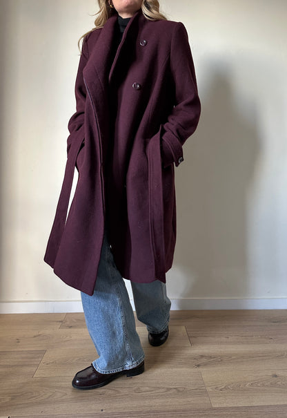 Mariella Burani borgogna coat