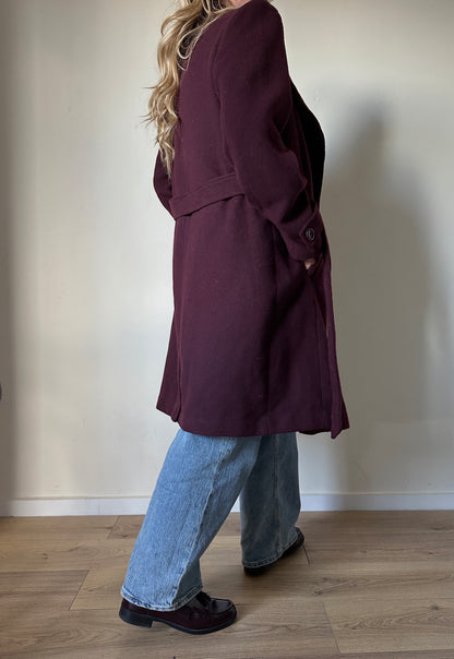 Mariella Burani borgogna coat