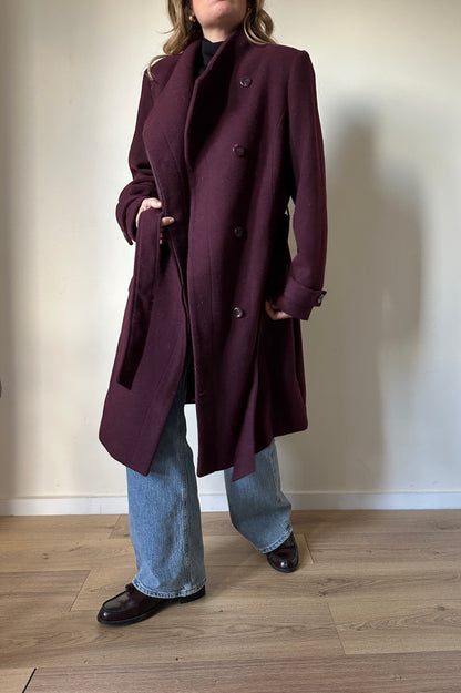 Mariella Burani borgogna coat