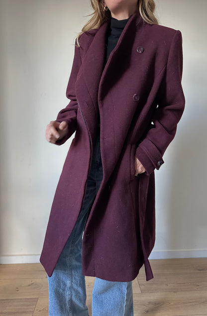 Mariella Burani borgogna coat