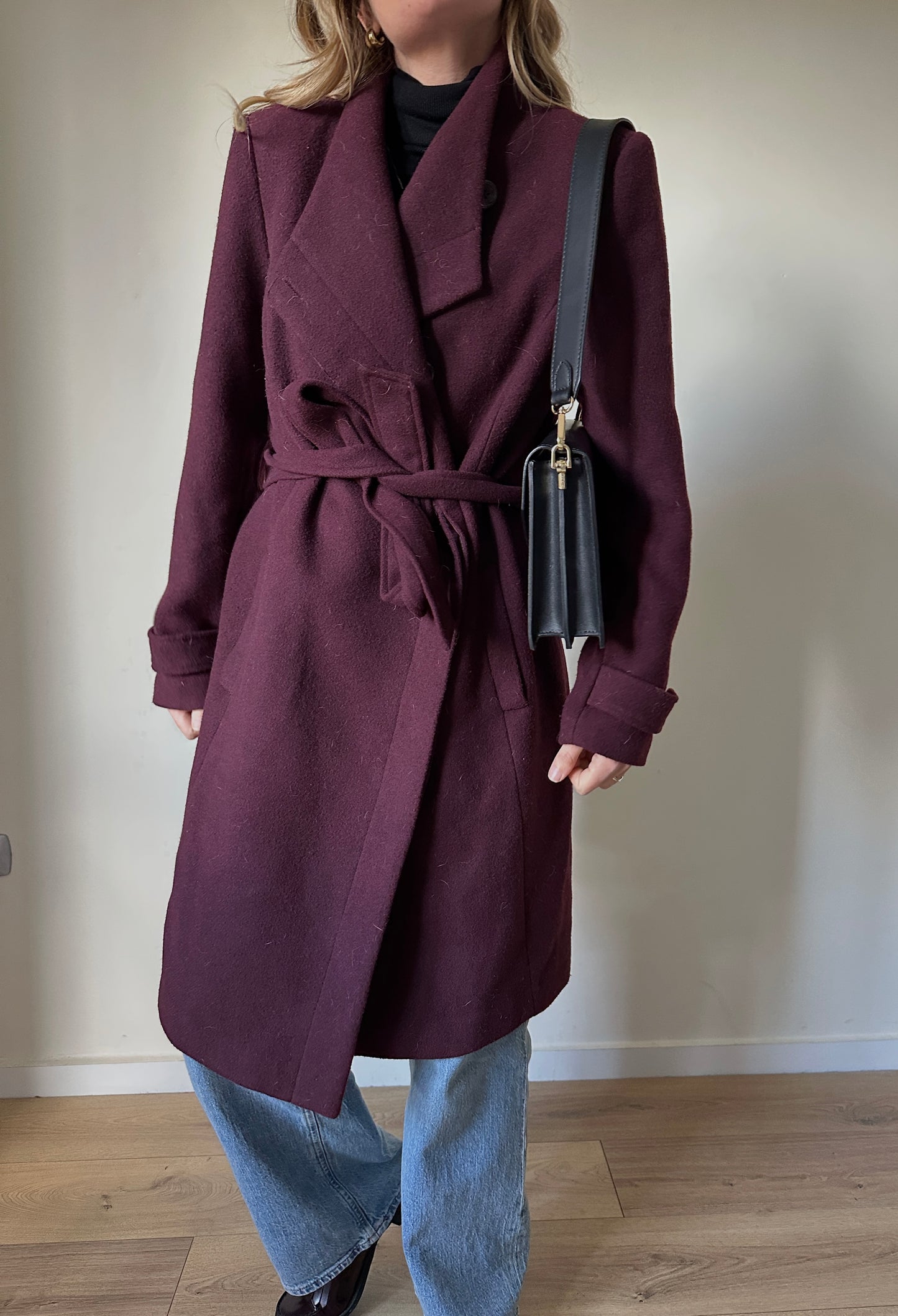 Mariella Burani borgogna coat