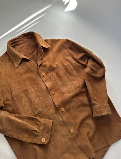 Brown suede jacket