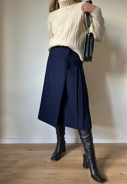 Made in Scotland navy skirt