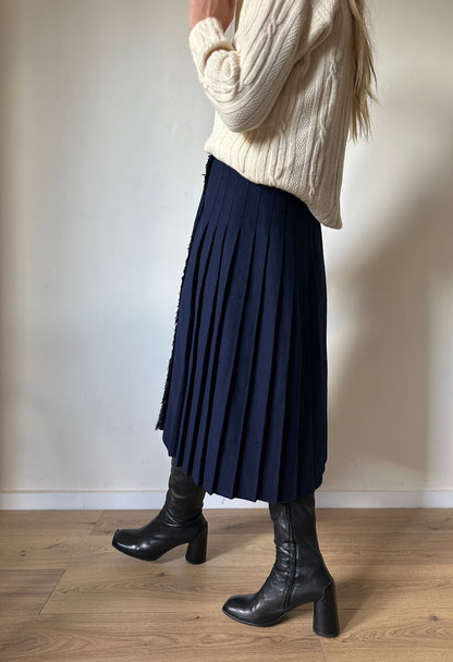 Made in Scotland navy skirt