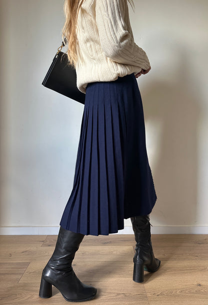 Made in Scotland navy skirt