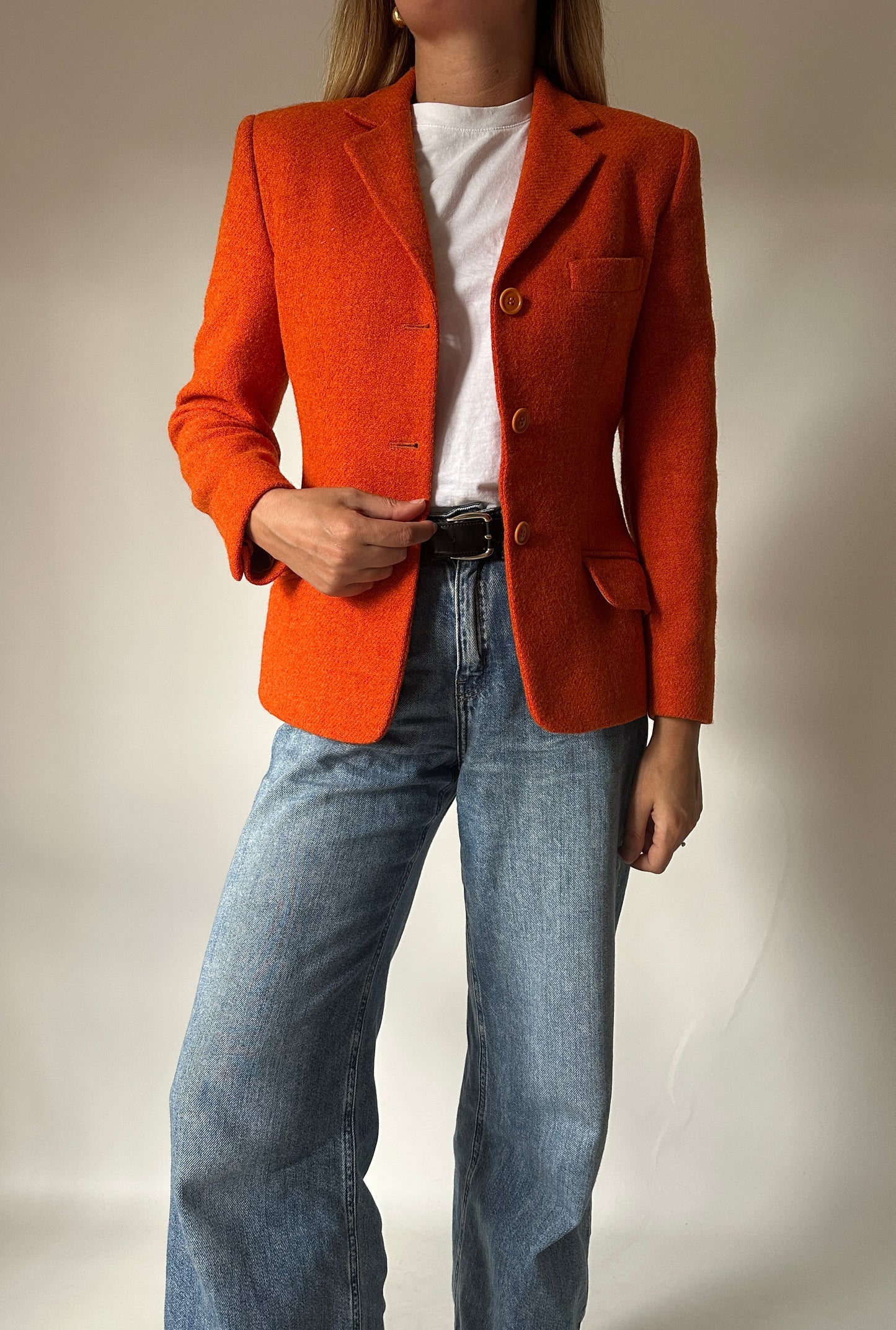 ASPESI cool orange blazer