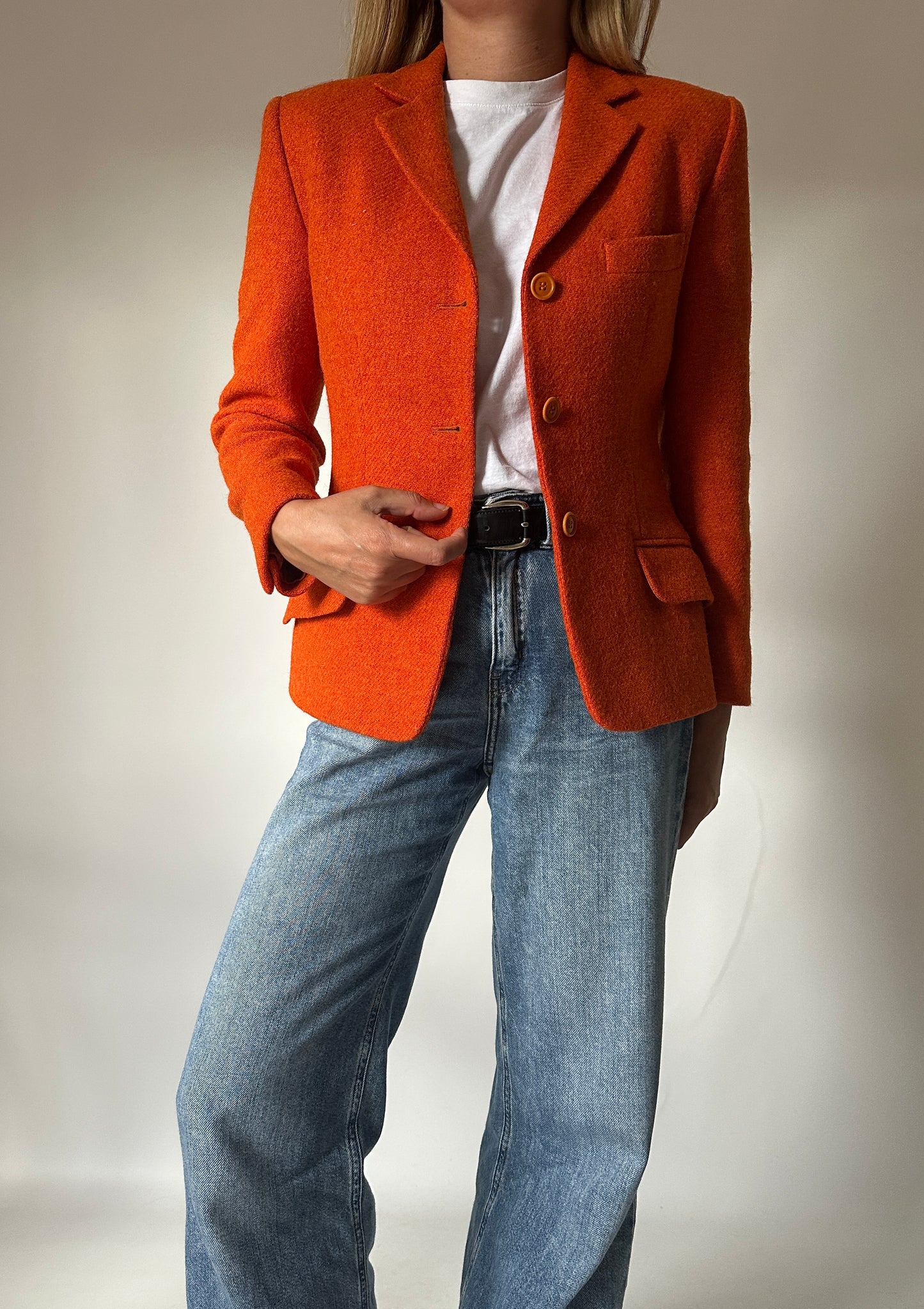 ASPESI cool orange blazer