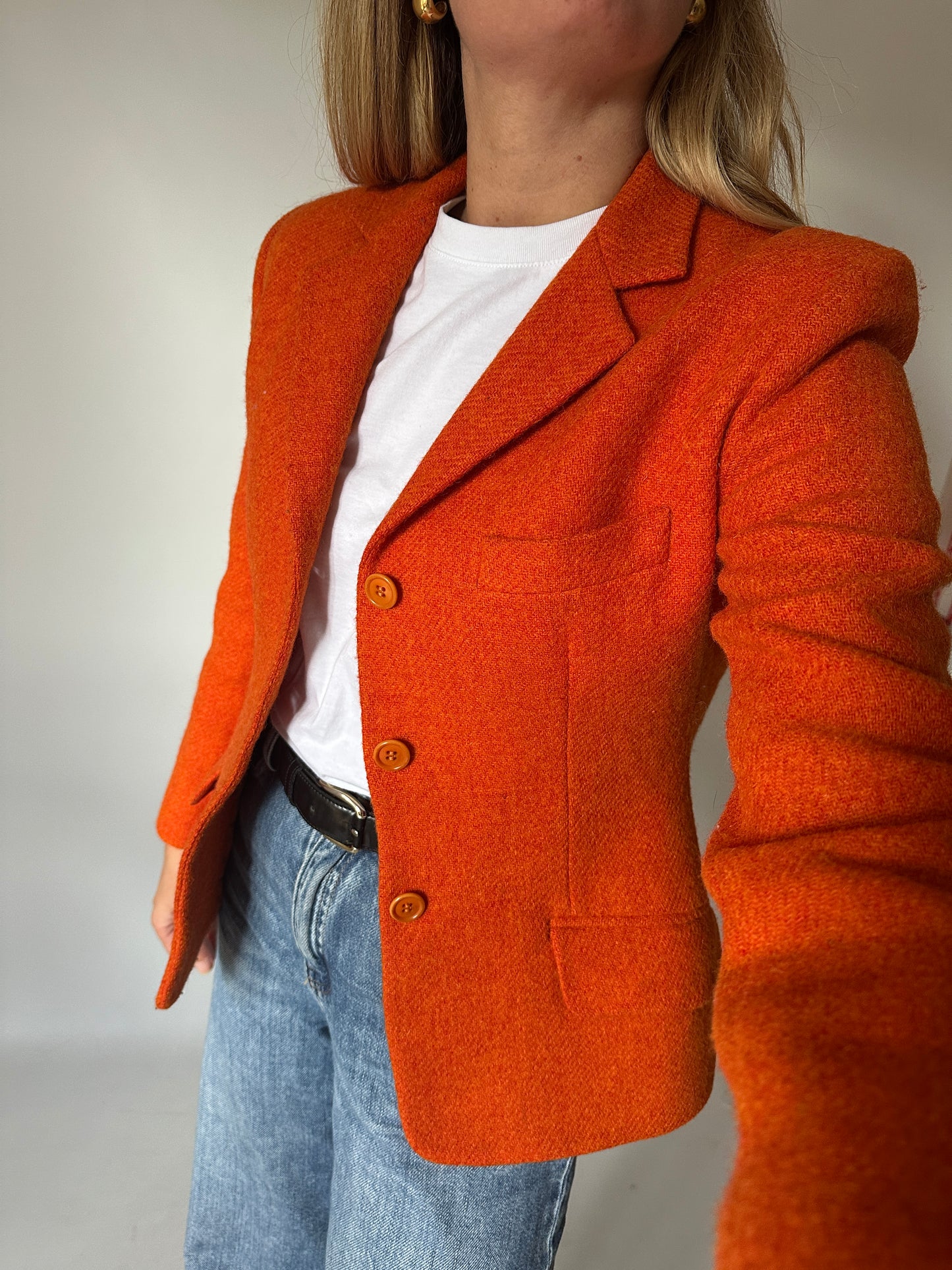 ASPESI cool orange blazer