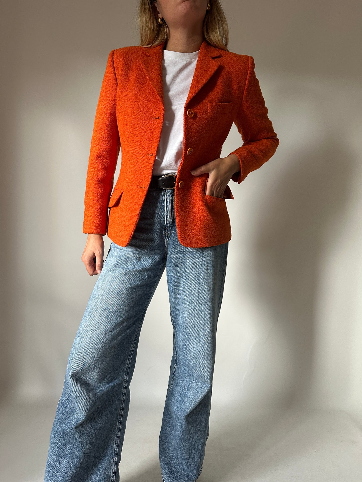 ASPESI cool orange blazer