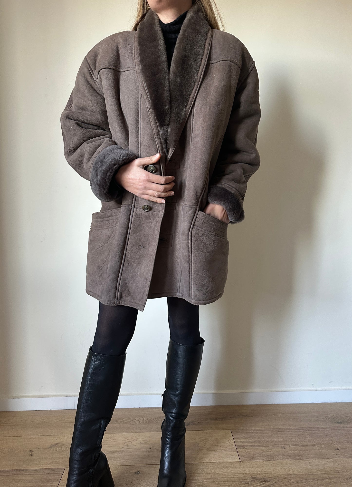 Shearling cioccolato