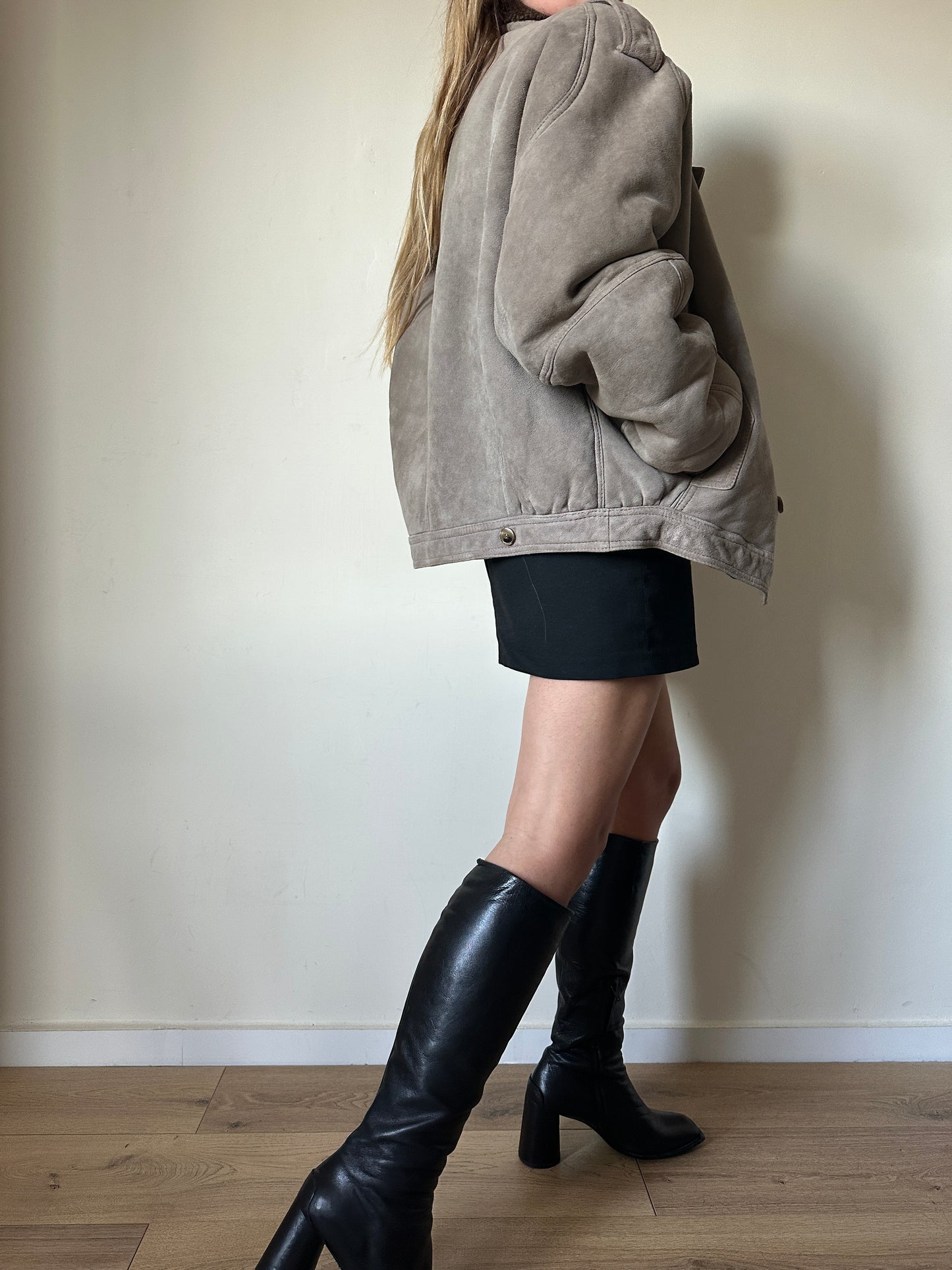 Shearling tortora