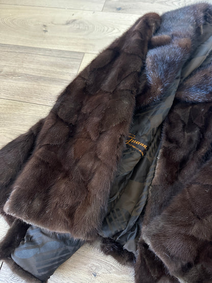 Chocolate vintage fur