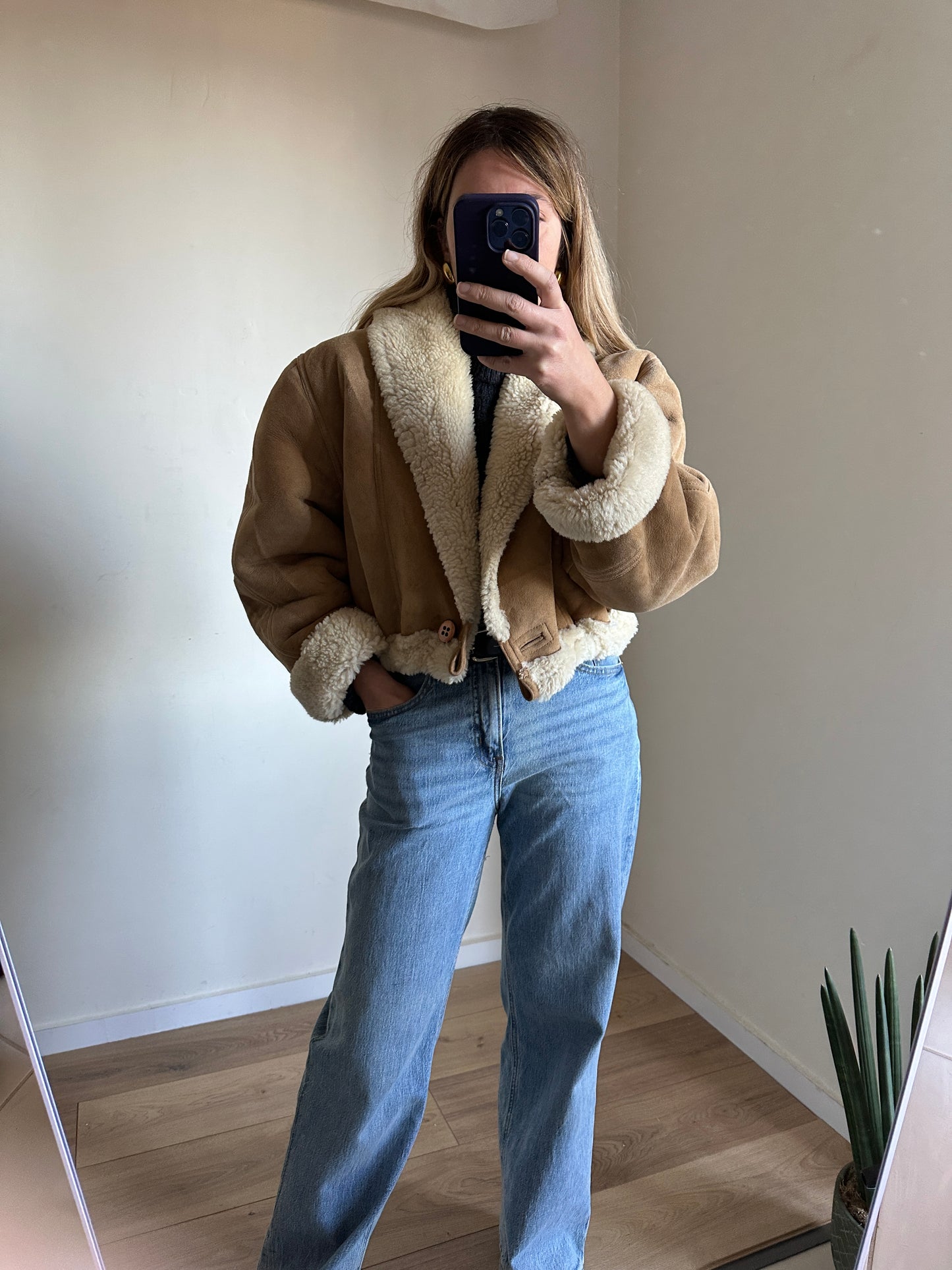 Perfect beige Shearling