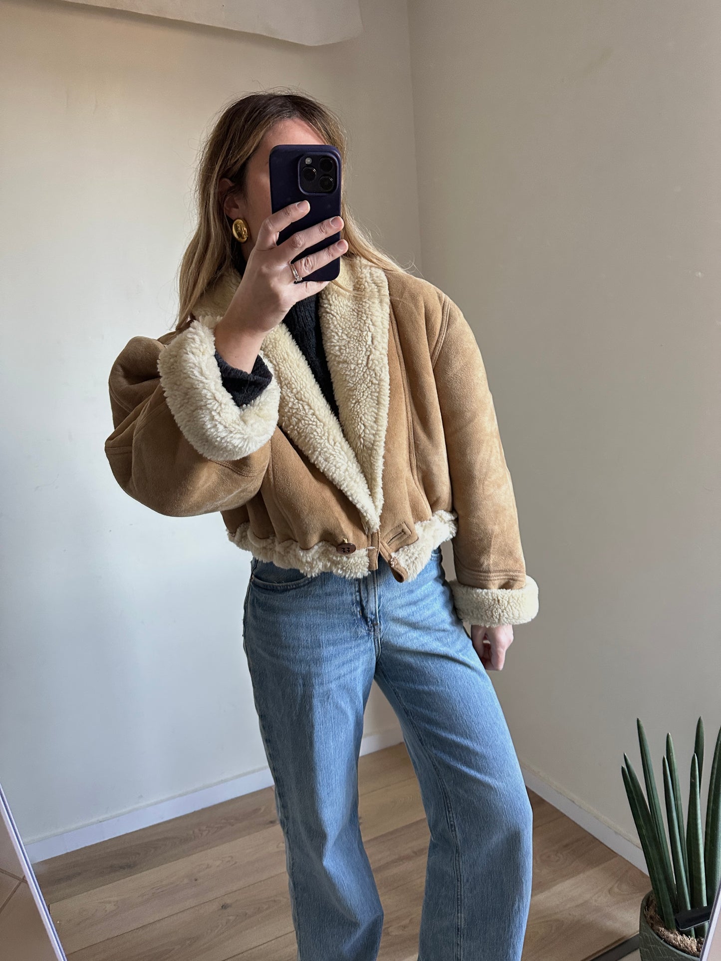 Perfect beige Shearling