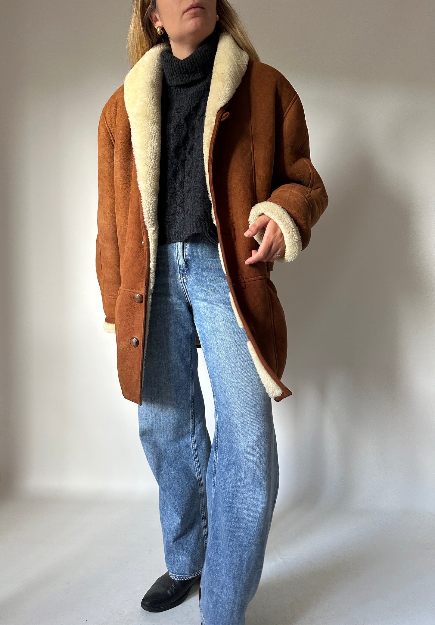 Forever caramel Shearling