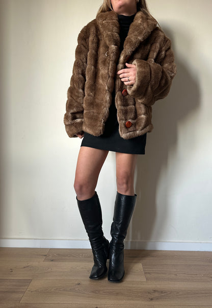 Vintage eco fur