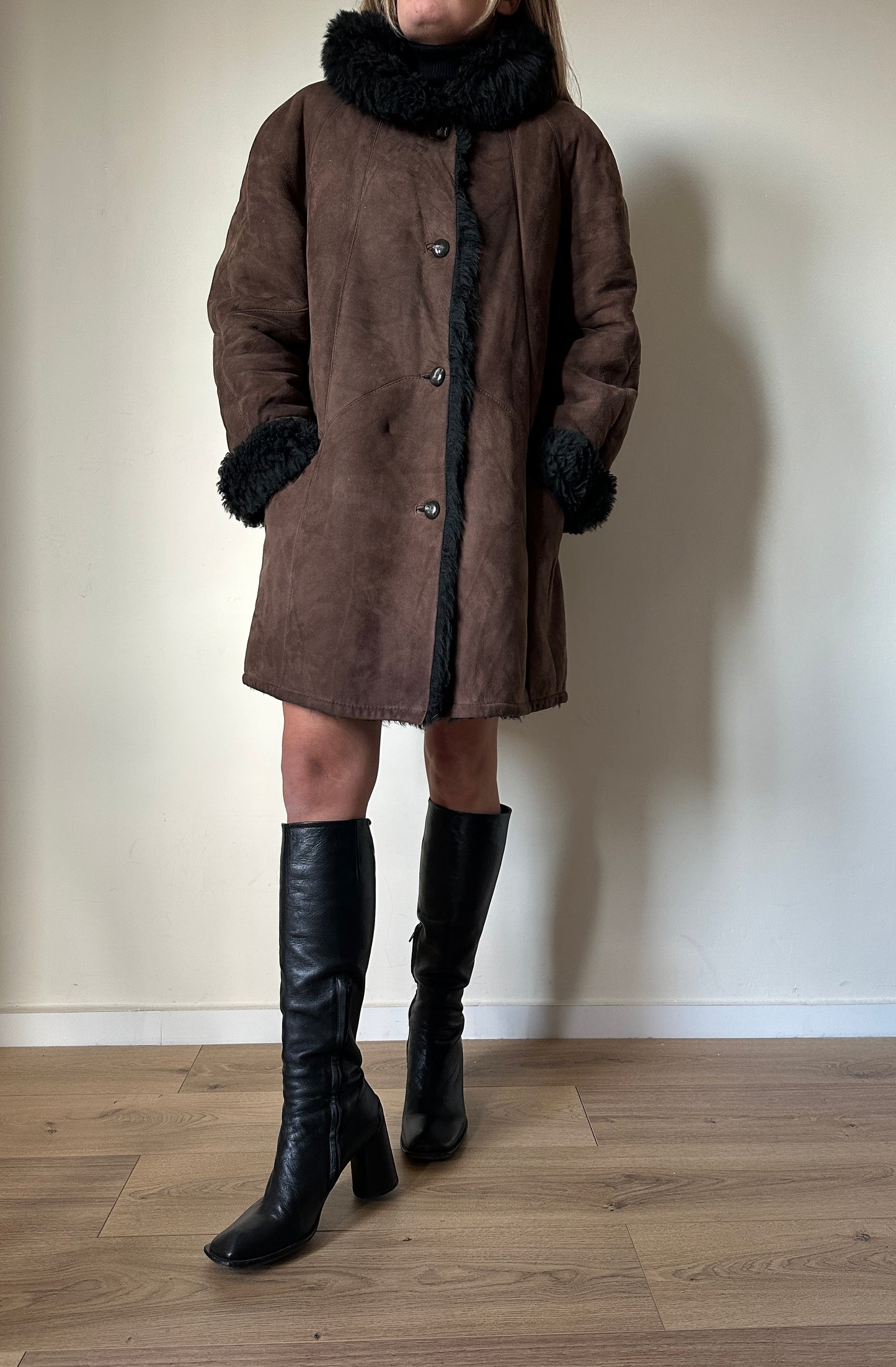 Chocolate chic Shearling