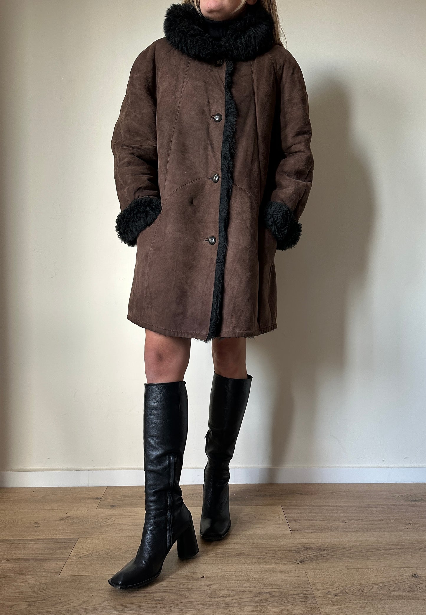 Chocolate chic Shearling